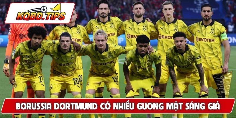 Borussia Dortmund có nhiều gương mặt sáng giá